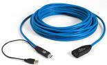 Icron 00-00351 USB Kabel 15 m USB 3.2 Gen 1 (3.1 Gen 1) USB A Schwarz - Blau (00-00351) von Icron