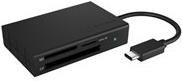 Adapter IcyBox ext. Kartenleser USB TypeC -> SD/microSD/CF retail - Adapter - Digital/Daten (IB-CR401-C3) von Icy Box