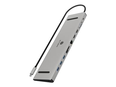 Dockingstation IcyBox USB-C -> HDMI/VGA/USB-A/USB-C/3,5mm Dockingstation IcyBox USB-C -> HDMI/VGA/USB-A/USB-C/3,5mm von Icy Box