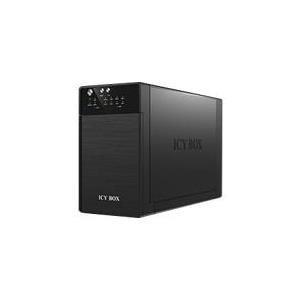 RaidSonic ICY BOX IB-RD3620SU3 - Festplatten-Array - 2 Schächte (SATA-600) - SATA 3Gb/s, USB 3,0 (extern) (IB-RD3620SU3) von Icy Box