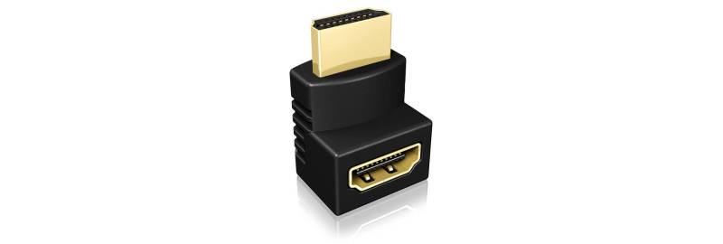 HDMI Adapter IcyBox HDMI Typ A -> HDMI Typ A St/Bu 90° (b) von Icy Box