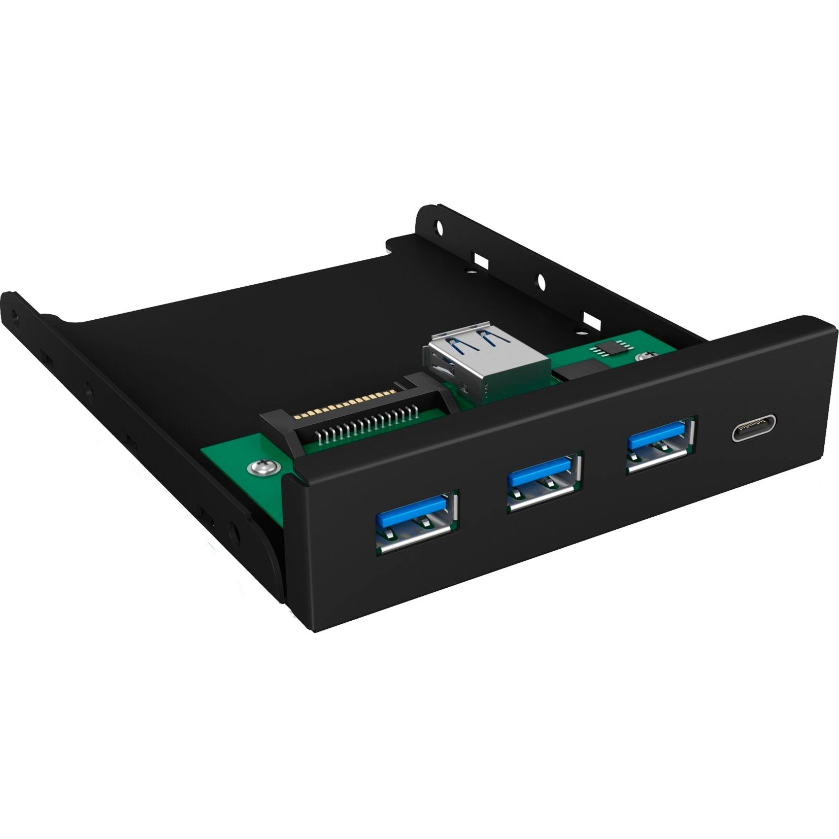 IB-HUB1418-i3, Frontpanel IB-HUB1418-i3, Frontpanel von Icy Box