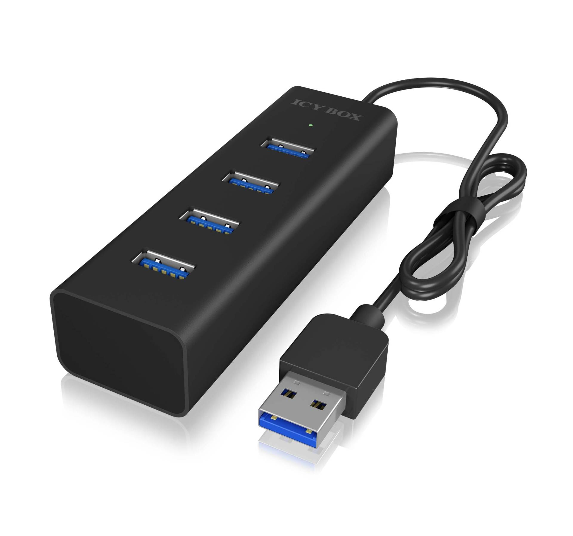 ICY BOX 4 Port Hub mit USB 3.0 Type-A Anschluss ICY BOX 4 Port Hub mit USB 3.0 Type-A Anschluss von Icy Box