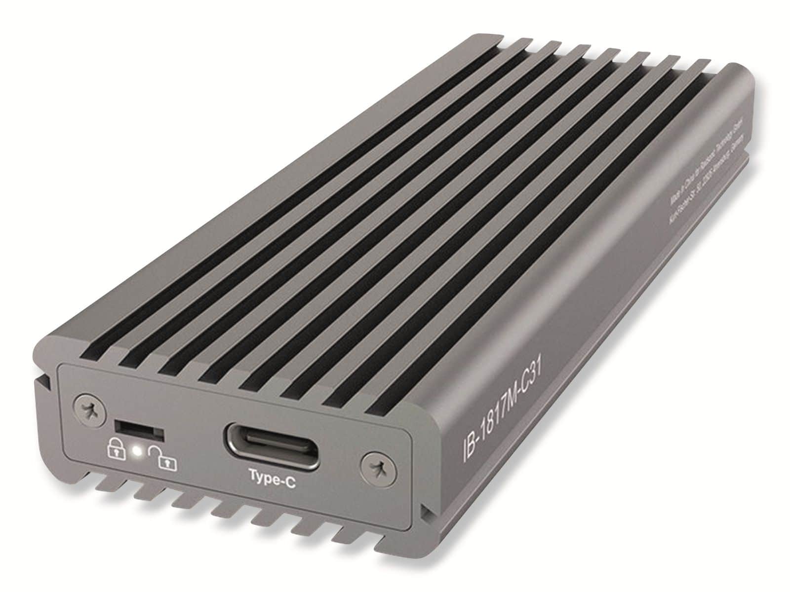 ICY BOX Festplattengehäuse IB-1817M-C31, M.2 PCIe SSD, USB 3.1 von Icy Box