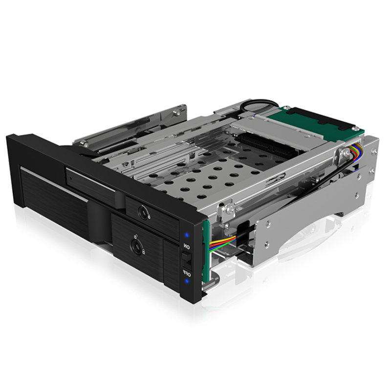 ICY BOX IB-173SSK 2-fach Wechselrahmen für 1x 2,5" und 1x 3,5" SATA/SAS Festplatten ICY BOX IB-173SSK 2-fach Wechselrahmen für 1x 2,5" und 1x 3,5" SATA/SAS Festplatten von Icy Box