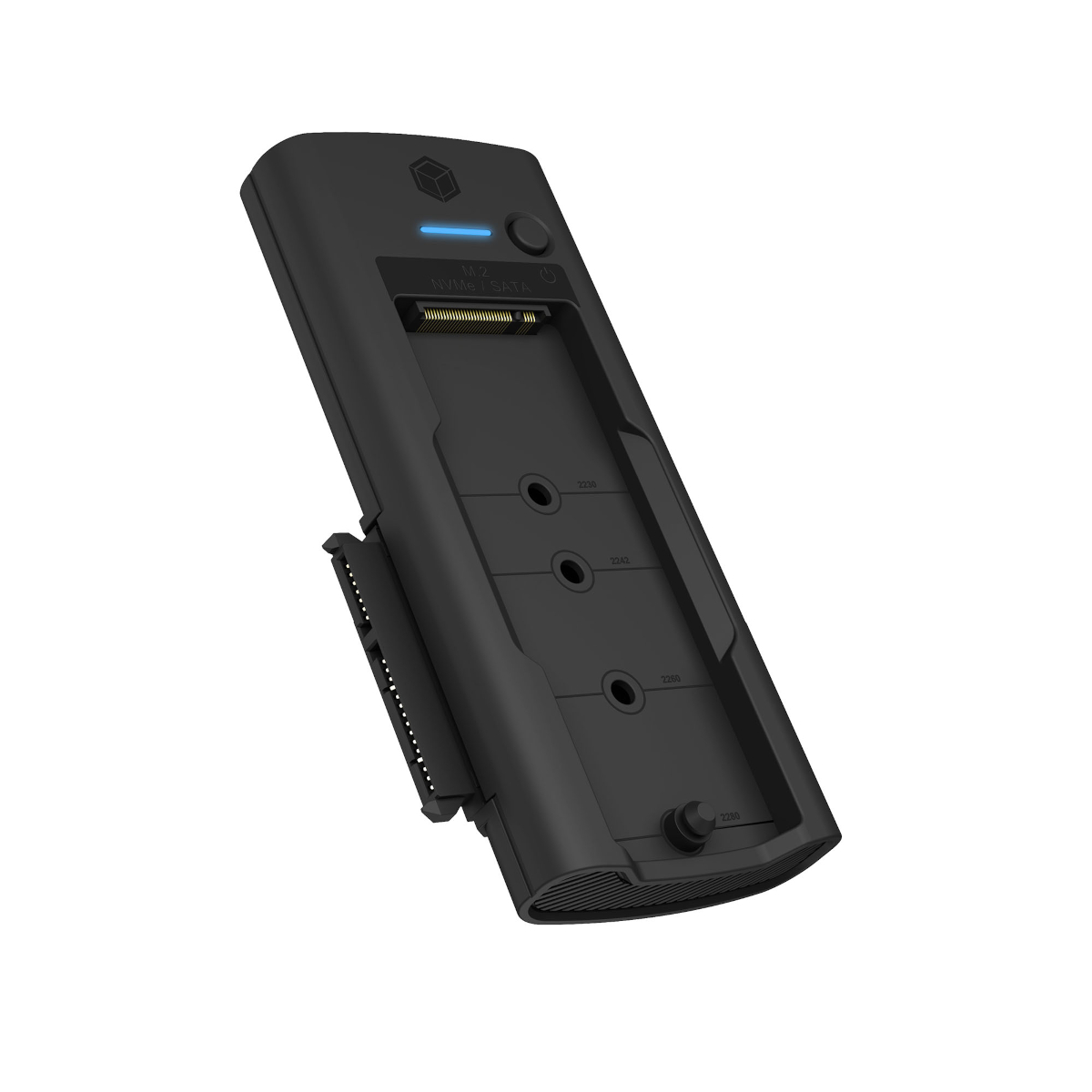 ICY BOX IB-180MS-C31 DockingStation für NVMe M.2 SSD und SATA Laufwerk - mit USB Type-C® zu Type-C®/Type-A Kombokabel von Icy Box