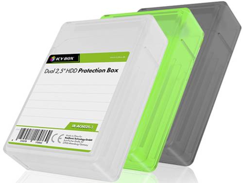 ICY BOX IB-AC6025-3 6.35cm (2.5 Zoll) Festplatten-Aufbewahrungsbox 3er Set von Icy Box
