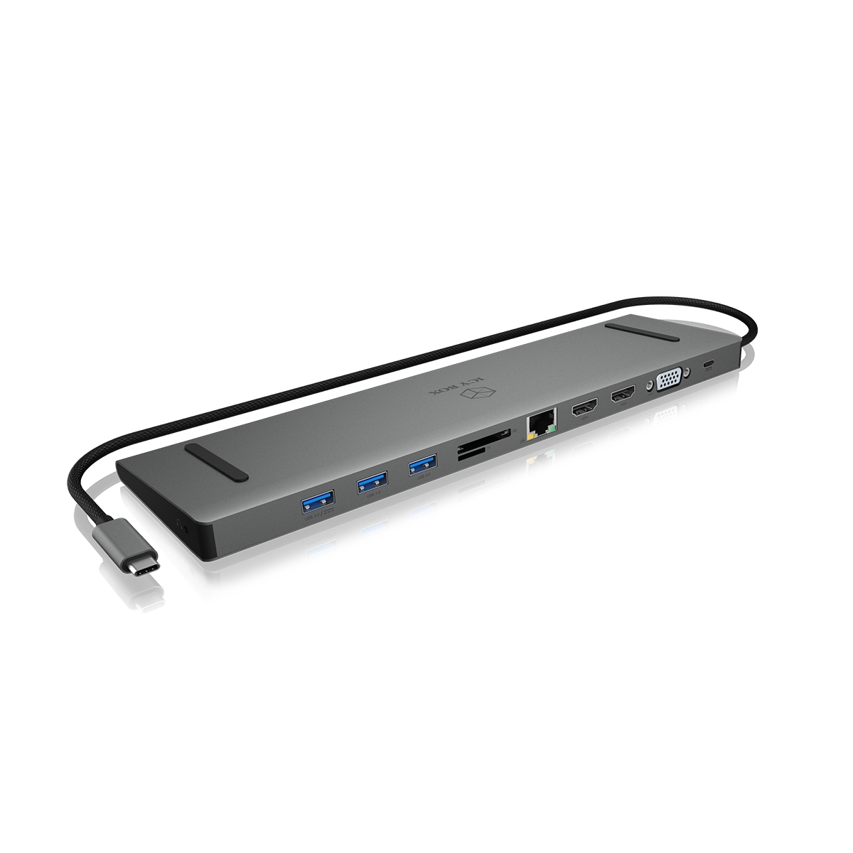 ICY BOX IB-DK2106-C - USB Type-C DockingStation mit dreifacher Videoausgabe ICY BOX IB-DK2106-C - USB Type-C DockingStation mit dreifacher Videoausgabe von Icy Box