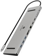 ICY BOX IB-DK2106a-CPD Docking Station USB-C 3.0 3x USB-A 3.0 2x HDMI VGA LAN Klinke (IB-DK2106a-CPD) von Icy Box