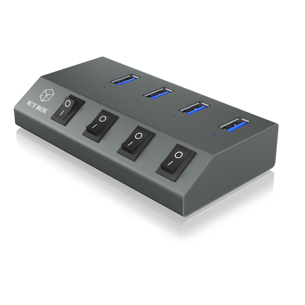 ICY BOX IB-HUB1405 - 4 Port USB 3.0 Hub und Ladegerät ICY BOX IB-HUB1405 - 4 Port USB 3.0 Hub und Ladegerät von Icy Box