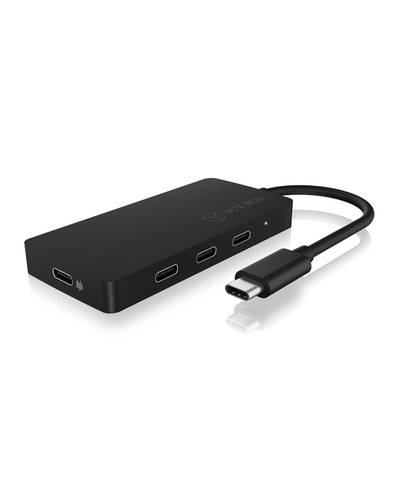 ICY BOX IB-HUB1429-CPD 4 Port USB-C® (USB 3.2 Gen 2) Multiport Hub Schwarz von Icy Box