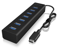 Hub  7-Port IcyBox USB 3.0 IB-HUB1700-C3 USB 3.0 Type-C (b) retail von Icy Box