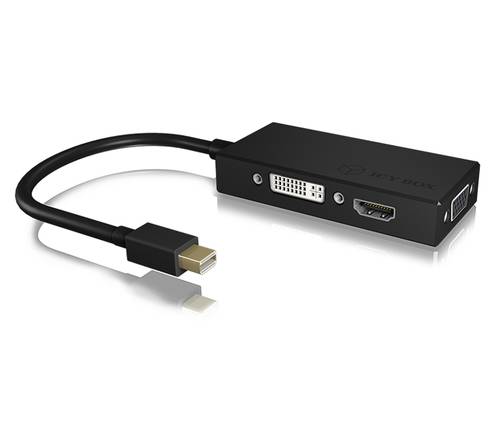 ICY BOX Monitor Adapter [1x Mini-DisplayPort Stecker - 1x DVI, VGA-Buchse, HDMI-Buchse] IB-AC1032 von Icy Box