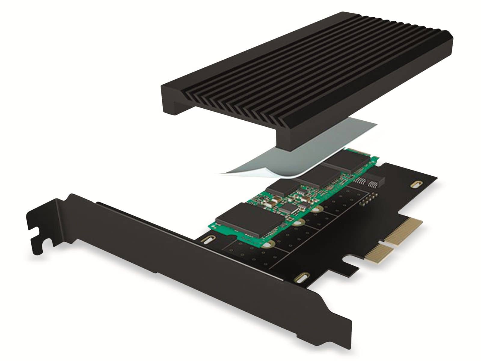 ICY BOX PCIe-Karte IB-PCI208-HS, M.2 NVMe, PCIe 4.0 x4 von Icy Box
