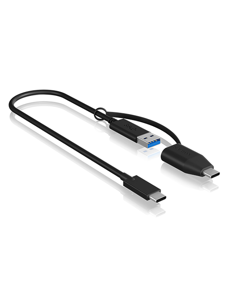 ICY BOX USB 3.2 (Gen 2) Type-C zu USB Type-A & Type-C, 35cm von Icy Box