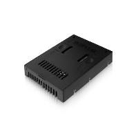 ICY Dock MB882SP-1S-2B 2.5 zu 3.5 Festplatten Konverter EZConvert Konvertiert 2.5 HDD/SSD zu 3.5 HDD/SSD - Schraubenlose und werkzeuglose Installation des Laufwerks -  - - (MB882SP-1S-2B) von Icy Box