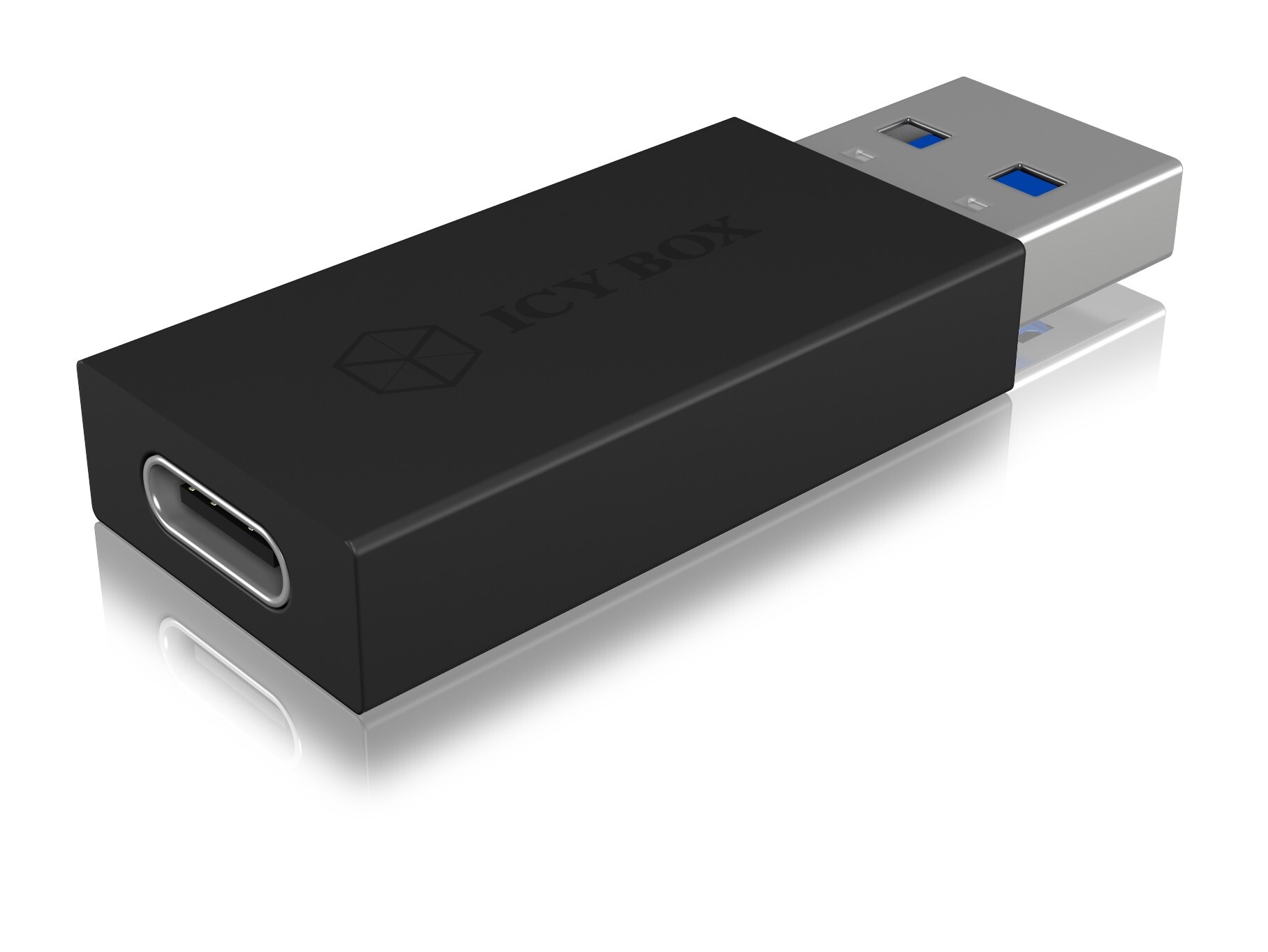 ICYBOX Adapter für USB 3.1 (Gen 2) Type-A Stecker zu Type-C Buchse von Icy Box