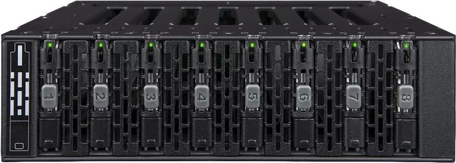 ICYDock ToughArmor 8x M.2 NVMe SSD PCIe 4.0 (8x OcuLink) (MB873MP-B V2) von Icy Box