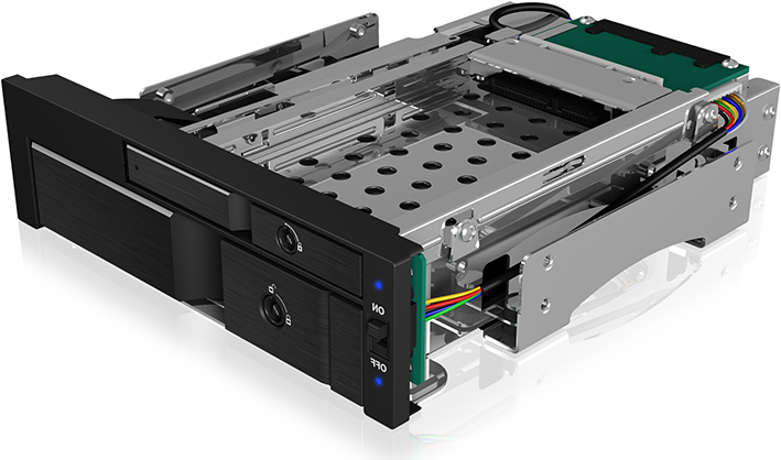 RaidSonic IB-173SSK Speicherlaufwerksgehäuse 2.5/3.5  HDD / SSD-Gehäuse Schwarz (IB-173SSK) von Icy Box