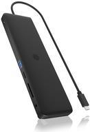 RaidSonic IB-DK2116-C Notebook-Dockingstation & Portreplikator Andocken USB 3.2 Gen 2 (3.1 Gen 2) Type-C Schwarz (IB-DK2116-C) von Icy Box