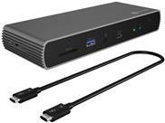 ICY BOX IB-DK8801-TB4 - Dockingstation - USB-C / Thunderbolt 4 - HDMI, DP - 1GbE - 135 Watt (IB-DK8801-TB4) von Icy Box