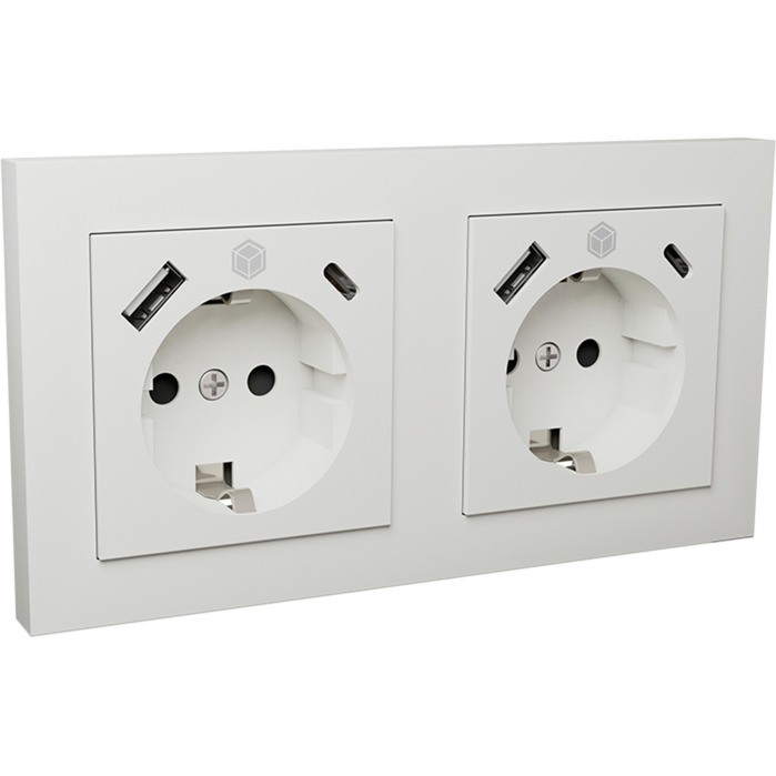 Unterputz Steckdosenset IB-MPS4200W-PD, mit USB PD Ladefunktion Unterputz Steckdosenset IB-MPS4200W-PD, mit USB PD Ladefunktion von Icy Box