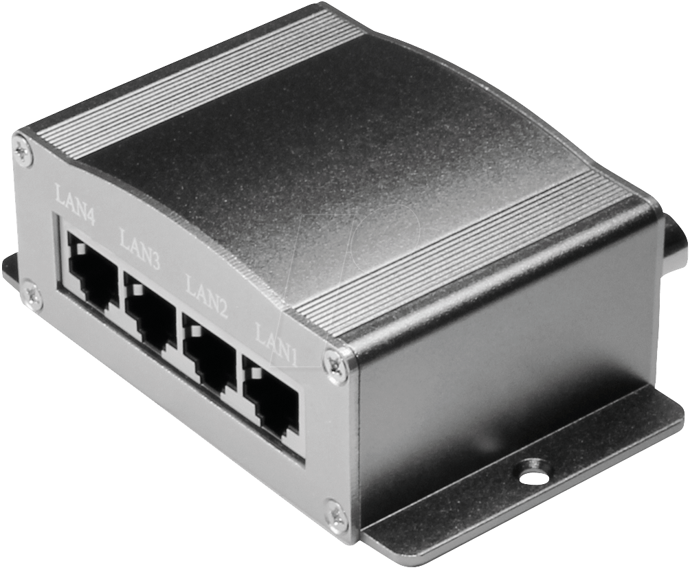 IB-CX410V - Ethernet over Coax Extender, 4 Kanäle von Icybox