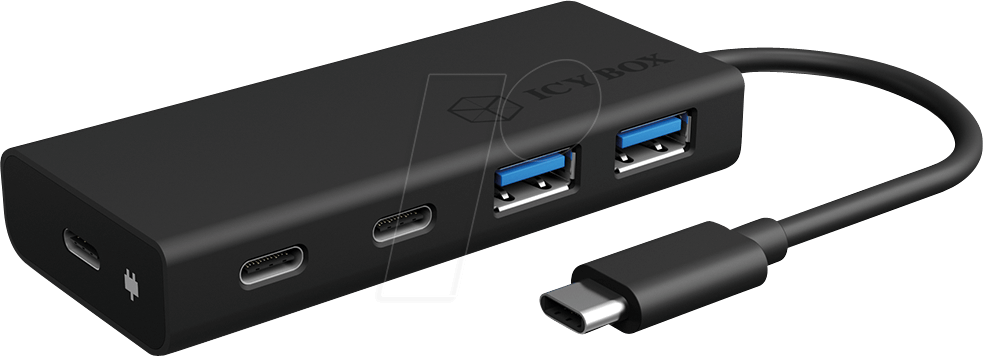 ICY HUB1426-CPD - USB 3.0 Hub, 2x USB-A + 2x USB-C von Icybox