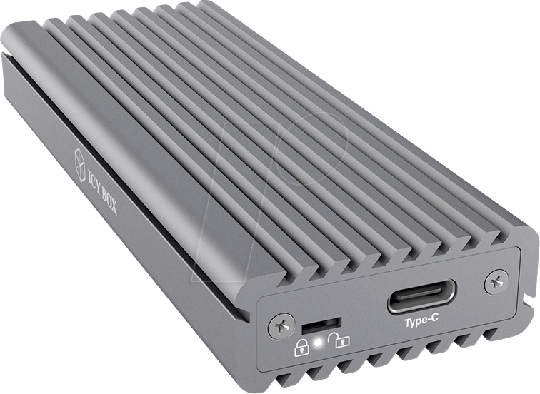 ICY IB-1817M-C31 - Externes M.2 NVMe SSD Gehäuse, USB 3.1 Typ-C von Icybox