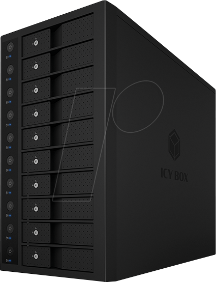 ICY IB-3810-C31 - 10x 3.5'' SATA HDD Gehäuse, USB 3.0 ICY IB-3810-C31 - 10x 3.5'' SATA HDD Gehäuse, USB 3.0 von Icybox