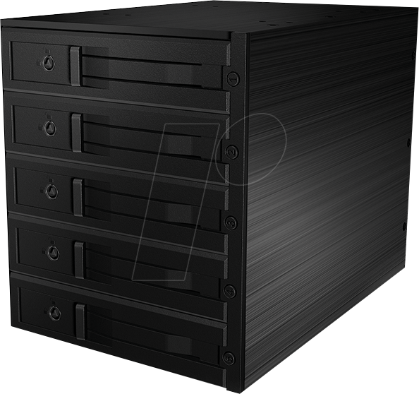 ICY IB-565SSK - Wechselrahmen 3x 5.25 für 5x 3.5 SAS/SATA von Icybox