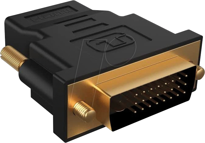 ICY IB-AC552 - DVI Adapter, DVI-D Stecker auf HDMI Buchse von Icybox