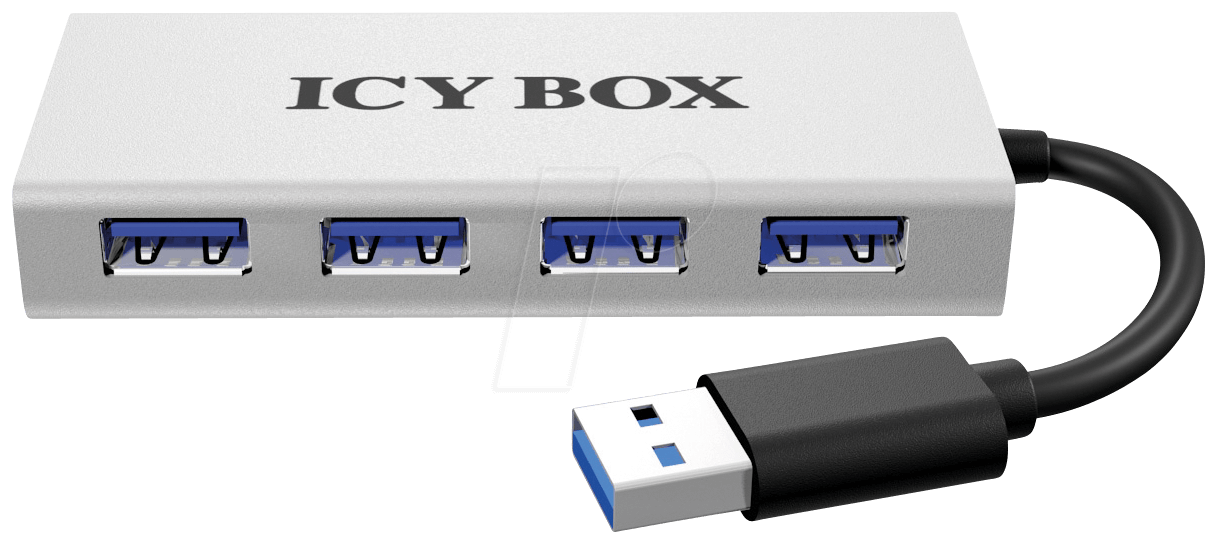 ICY IB-AC6104 - USB 3.0 HUB 4 Port, passiv von Icybox