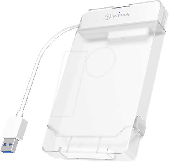 ICY IB-AC703-U3 - Externes 2.5'' SATA HDD/SSD Gehäuse, USB 3.0, Adapter von Icybox