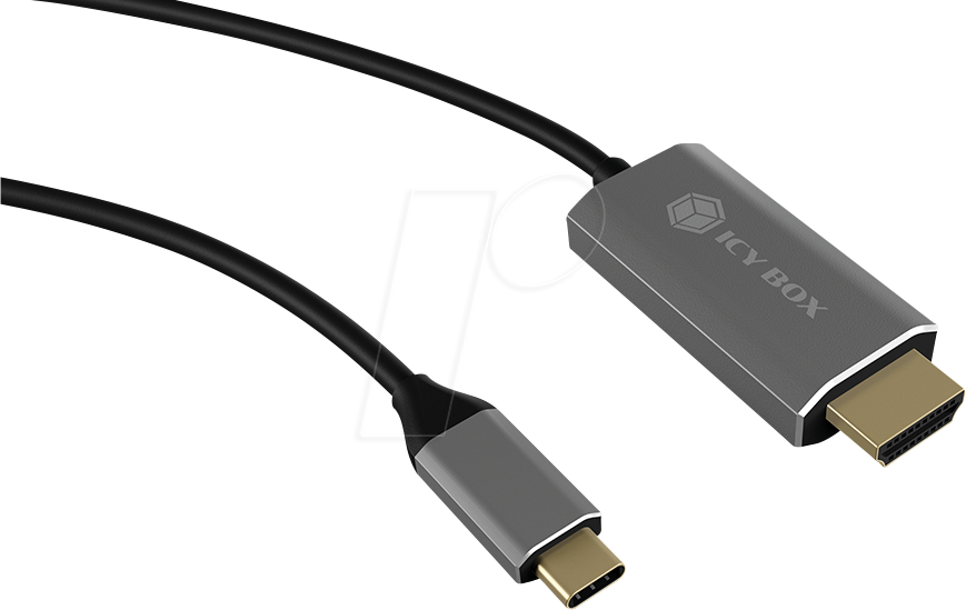 ICY IB-CB020-C - Adapterkabel USB Type-C  > HDMI, 4K@60 Hz, 1,8 m von Icybox