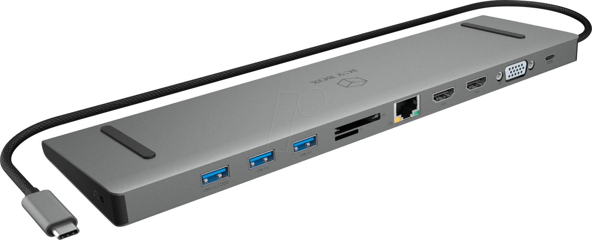ICY IB-DK2106-C - Dockingstation/Port Replicator, USB Type-C, Laptop von Icybox