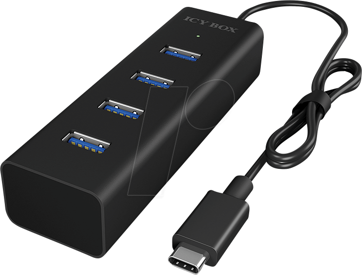 ICY IB-HUB1409C3 - USB 3.0 Typ-C, 4 Port Hub USB Typ-A von Icybox