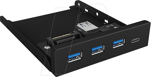 ICY IB-HUB1418I3 - Front Panel 3.5'' 4x USB 3.0 (Pfostenbuchse) von Icybox