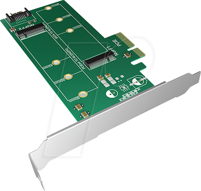 ICY IB-PCI209 - PCIe x4 > 2x M.2 SATA von Icybox