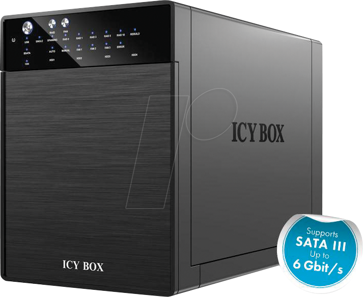ICY IB-RD3640SU3 - Externes 4x 3.5'' SATA Gehäuse, USB 3.0 von Icybox