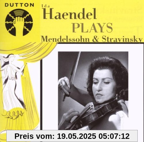 Händel Plays Mendelssohn... Händel Plays Mendelssohn... von Ida Haendel