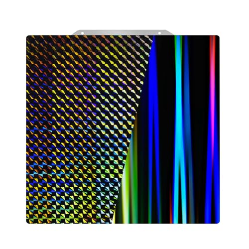 IdeaFormer Rainbow Streak+Phantom H1H Druckplatte 235x235mm, Smooth H1H Spring Steel Druckbett für Creality Ender 3/Ender 3 Pro/Ender 3 V2/Ender 3 V2 Neo/für ELEGOO Neptune 3/Neptune 4/Pro von IdeaFormer-3D