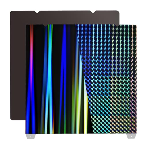 IdeaFormer H1H Druckplatte 310x315mm, Doppelseitig Rainbow Streak+Phantom H1H Magnetisch Druckbett für Creality K1 Max, Ender 3 V3 Plus 3D Drucker Plattform von IdeaFormer