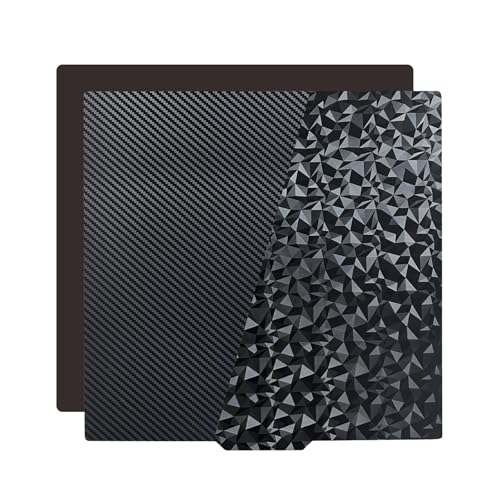 IdeaFormer Smooth PEO+PET Druckplatte mit Magnetisches Druckbett 370x377mm, Federstahl PEO PET Spring Steel Platte für Creality Ender 5 Plus 3D Drucker Plattformen von IdeaFormer