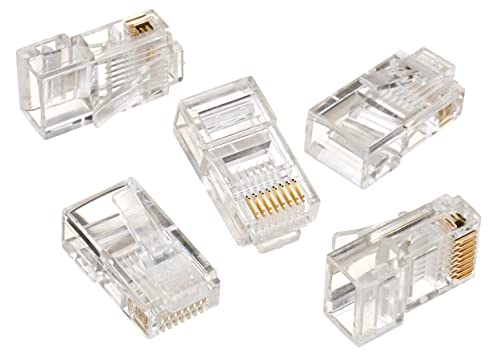 Ideal Industries 85-396 Telcom - Network Connector - RJ-45 (M), Clear von Ideal Industries