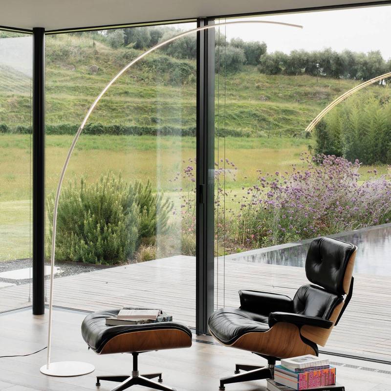 Ideal Lux LED-Stehleuchte Comet, weiß, Metall, Höhe 210 cm von Ideallux