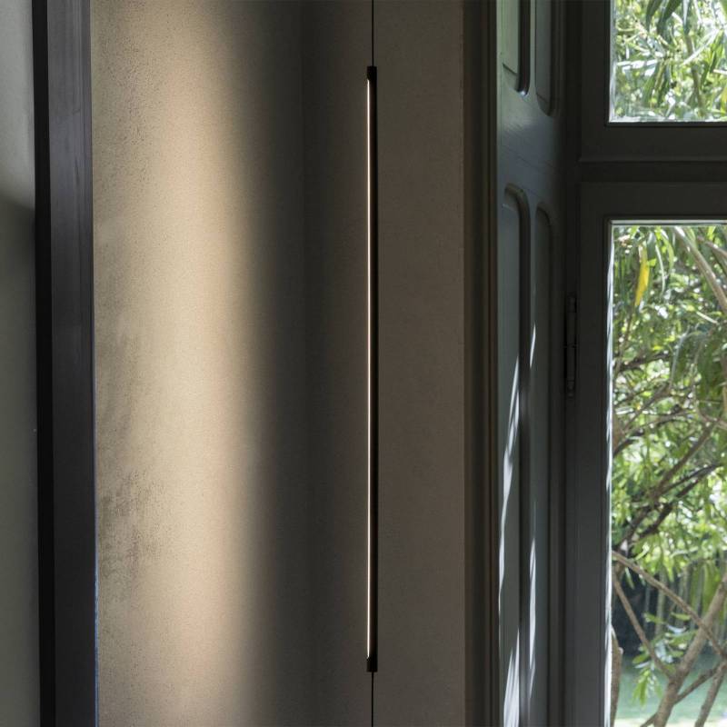 Ideal Lux LED-Stehleuchte Filo, schwarz, Metall, 3.000 K von Ideallux