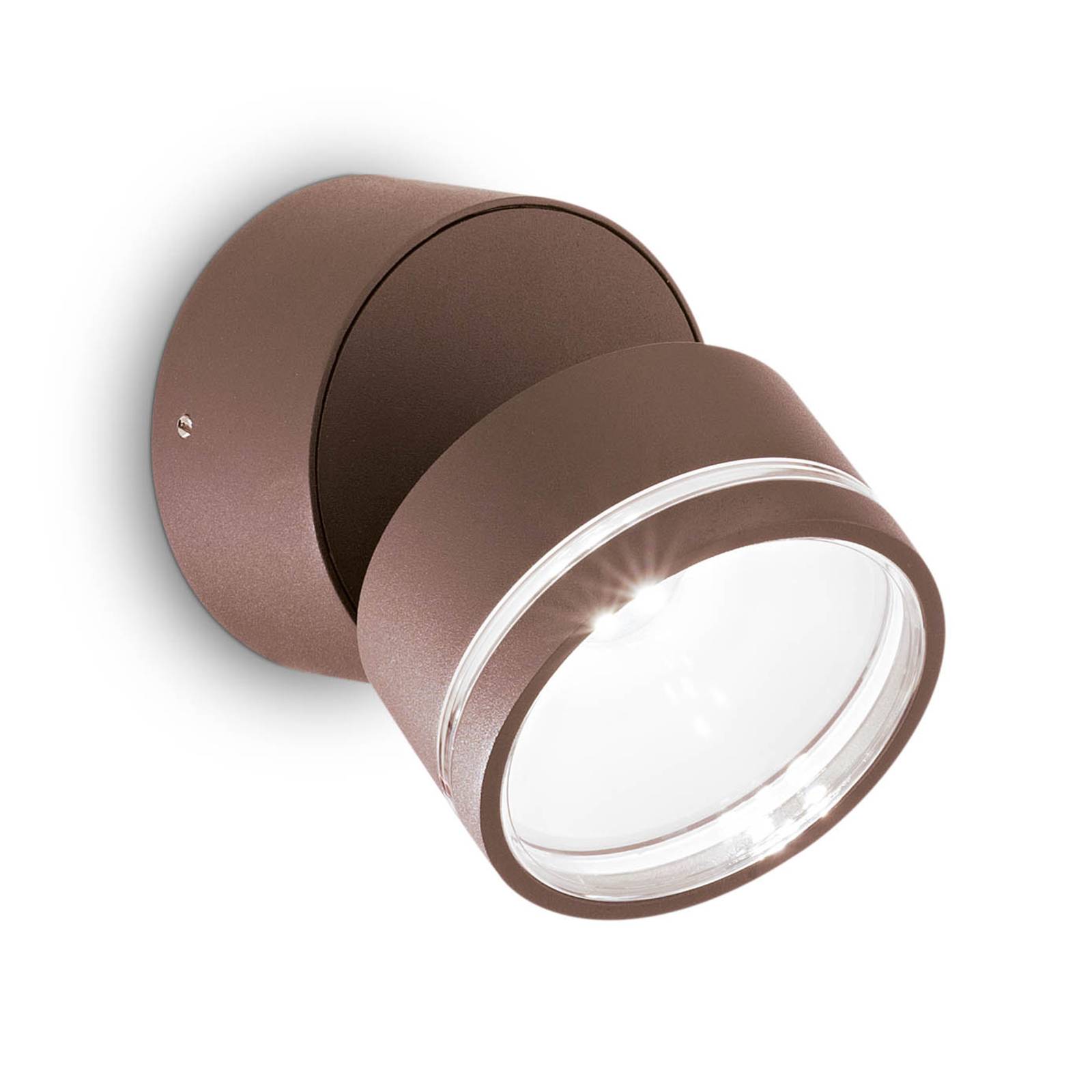 Ideal Lux Omega Round LED-Wandlampe 4.000K Kaffee Ideal Lux Omega Round LED-Wandlampe 4.000K Kaffee von Ideallux