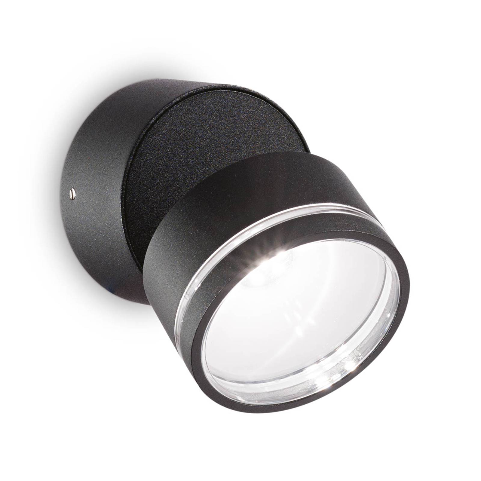 Ideal Lux Omega Round LED-Wandlampe 4.000K schwarz Ideal Lux Omega Round LED-Wandlampe 4.000K schwarz von Ideallux
