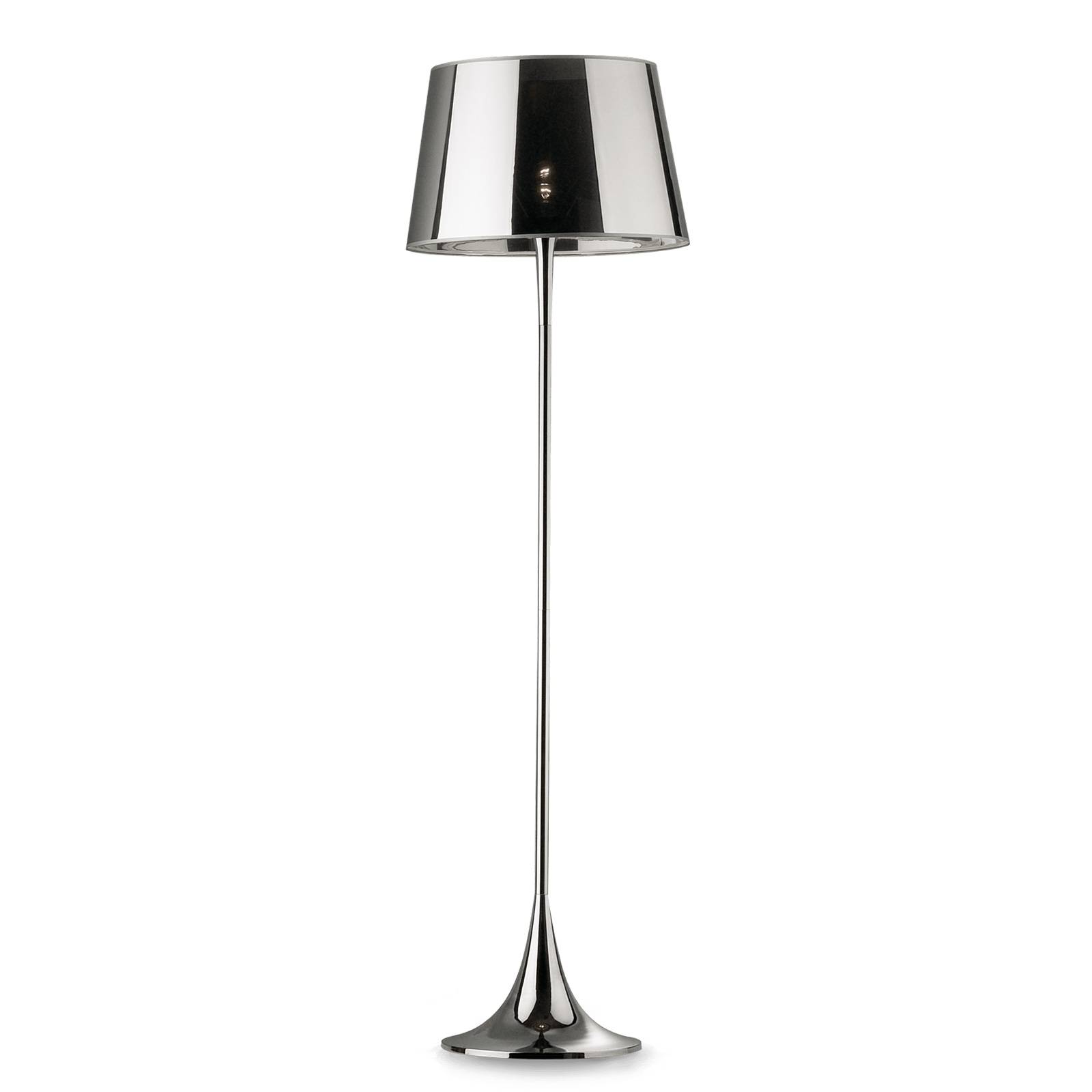 Stehleuchte London Cromo Höhe 174 cm, chrom / klar Stehleuchte London Cromo Höhe 174 cm, chrom / klar von Ideallux
